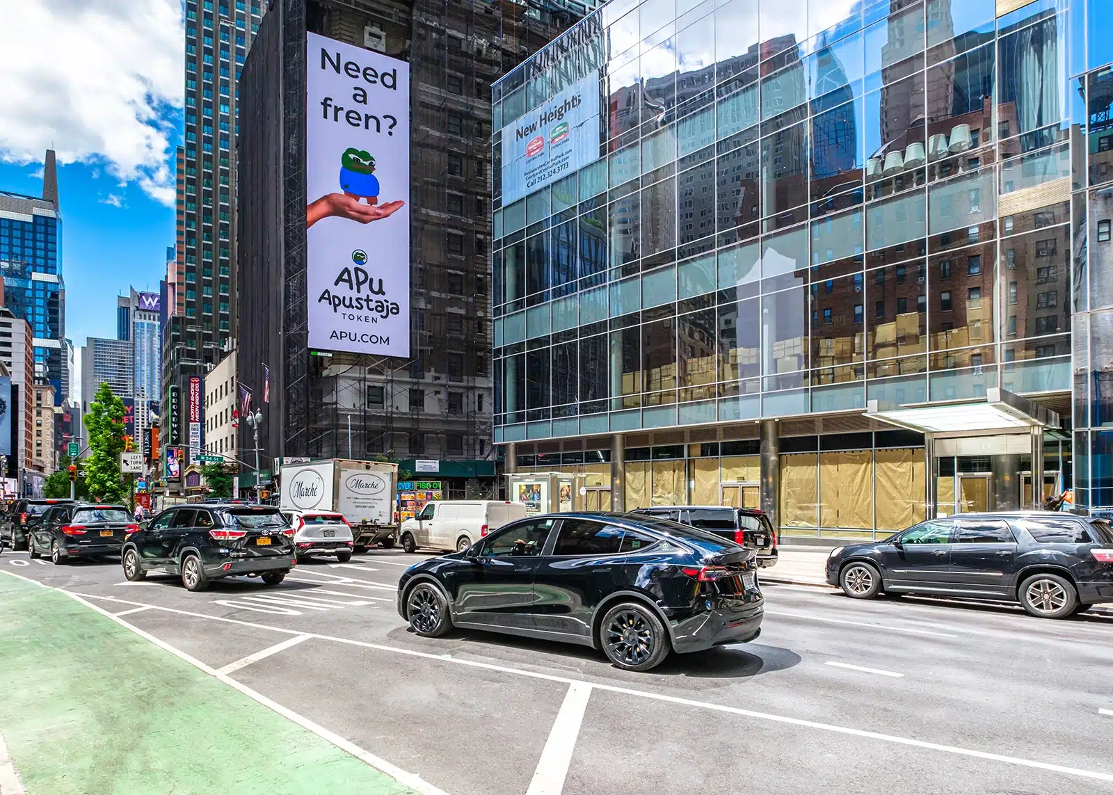 Digital Billboard Manhattan NYC NY USA