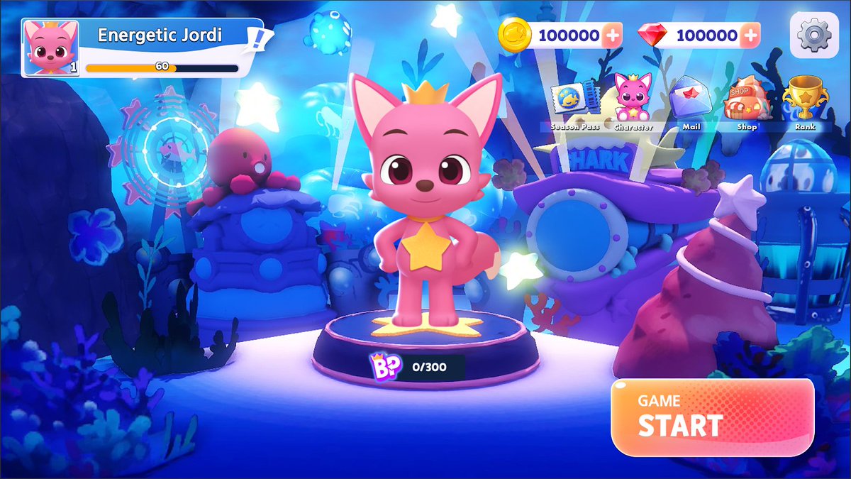 Pinkfong Wonderstar as playable characters