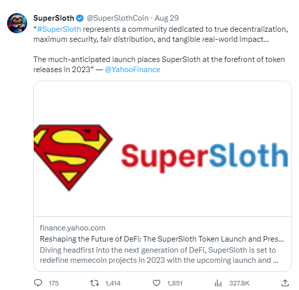 SuperSloth 325K