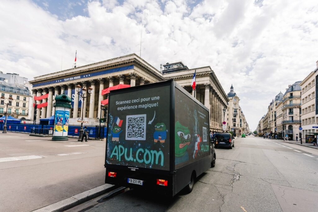 LED Truck Marketing campign in Paris